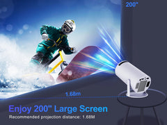 HY300 Pro – Smart Mini WiFi Projector for Home Theater