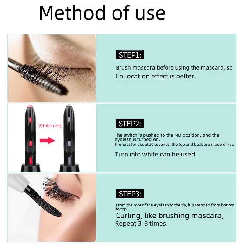 Eyecurl Electric Eyelash Curler Eyelash Brush Battery Eyelash Curler Source Factory