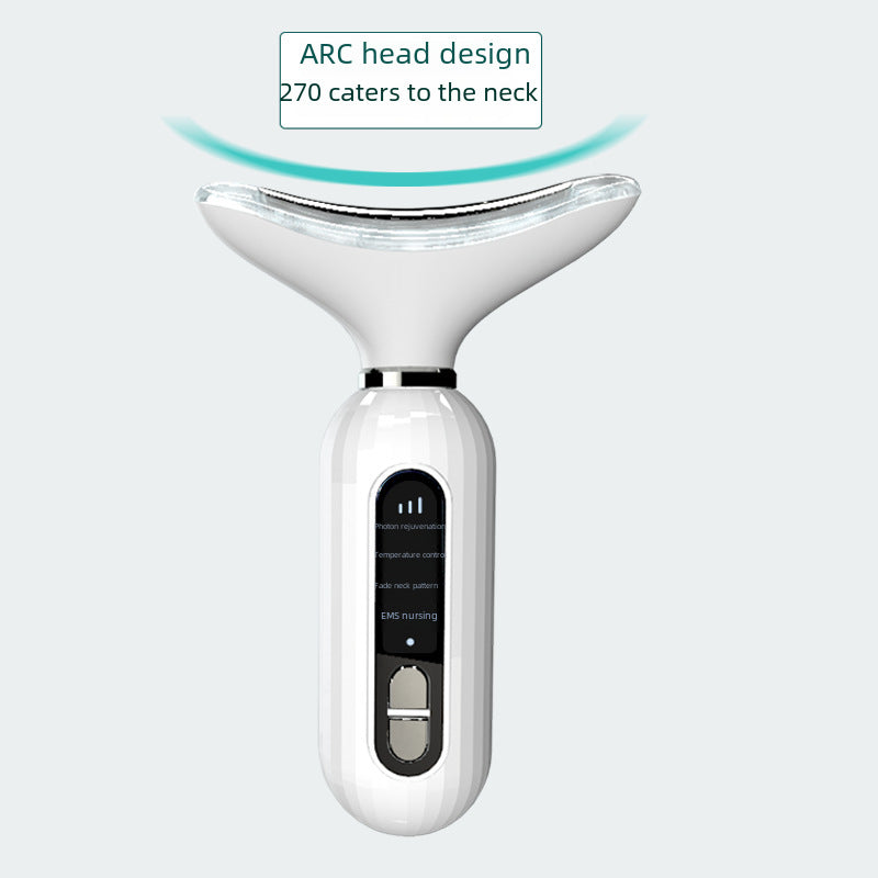 Cervical Vertebra Massage Instrument Beauty Neck Instrument Multifunctional Neck Massager To Remove Neck Lines Method To Make Lines Vibration Hot Compress Instrument