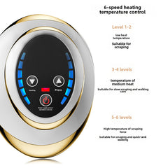Electric Scraping Cupping Instrument Versatile Brush Body Universal Household Absorbing Sha Rubbing Abdominal Warm Waist And Back Massage Heating Dam
