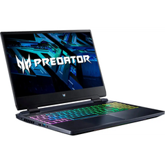 Black Acer Predator Helios RTX 3060 Intel i7 Gaming Laptop with rainbow keyboard