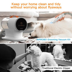 Comparison of AIRROBO PG100 5-in-1 Pet Grooming Kit and Vacuum for efficient pet care