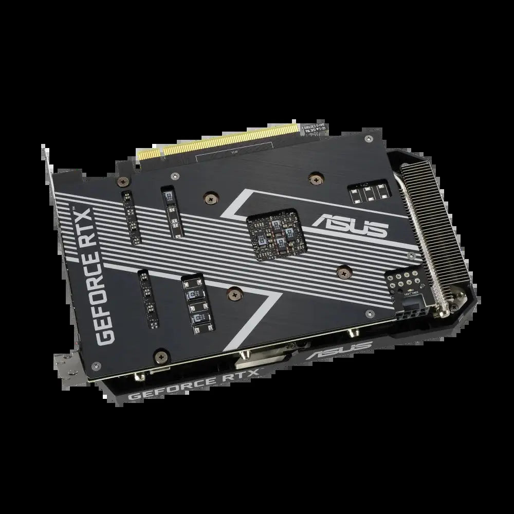 Black and silver ASUS Dual GeForce RTX 3060 OC 12GB graphics card with Ray Tracing
