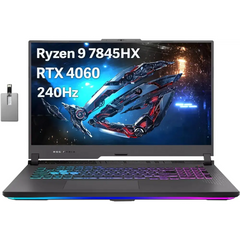 Asus ROG Strix G17 RTX 4060 QHD 240Hz Laptop with illuminated keyboard and sleek design