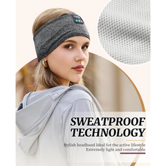 Gray Perytong Bluetooth Sleep Headphones Headband designed for comfort and sound quality