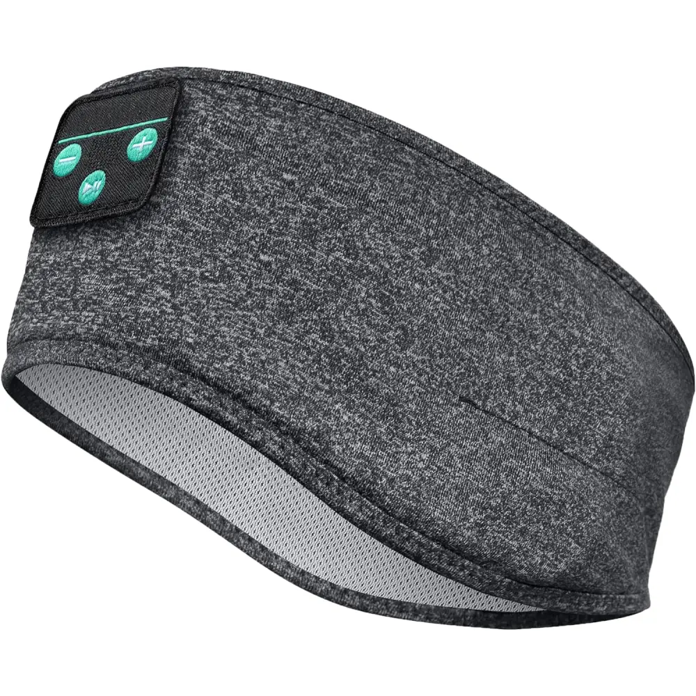 Gray Perytong Bluetooth Sleep Headphones Headband for comfortable listening