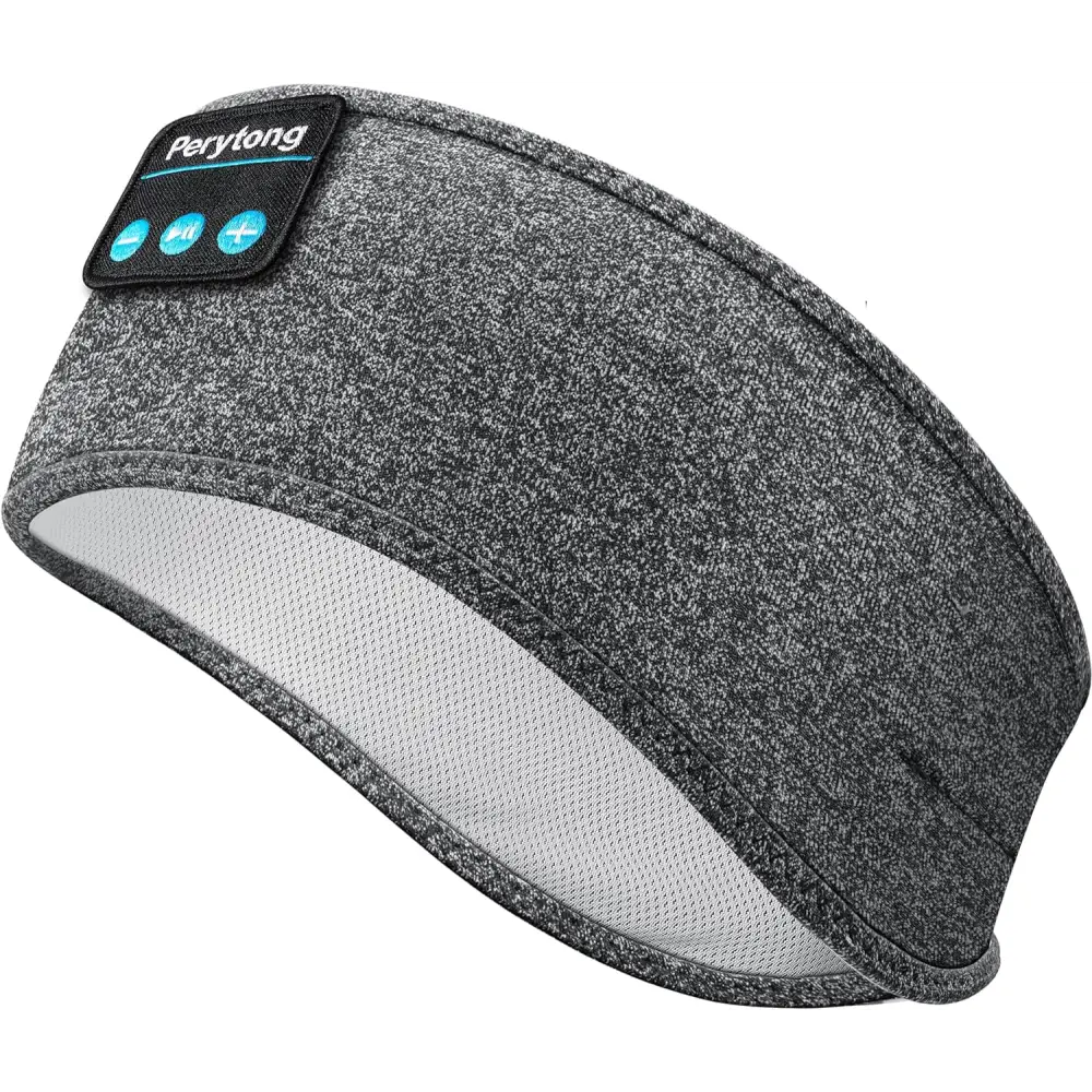 Gray Perytong Bluetooth Sleep Headphones Headband for comfortable sleeping
