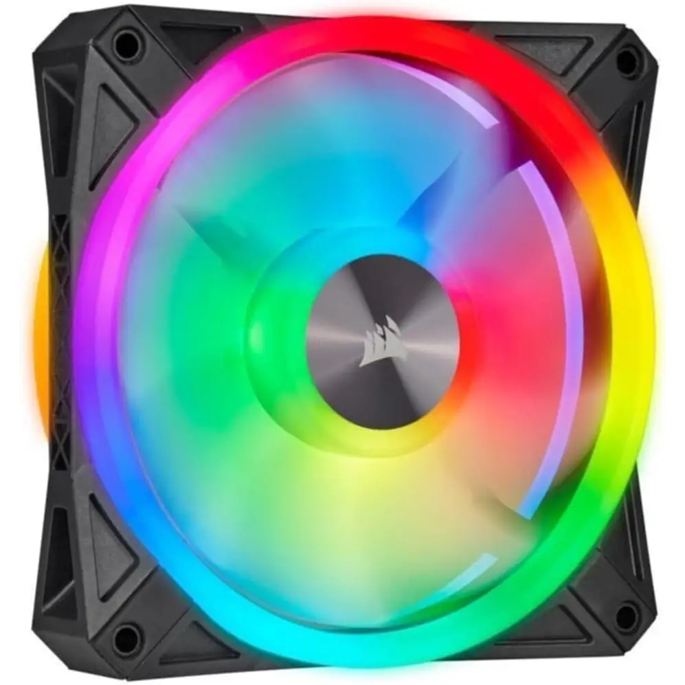 Colorful Corsair QL120 RGB Triple Fan Kit enhancing PC cooling and aesthetics