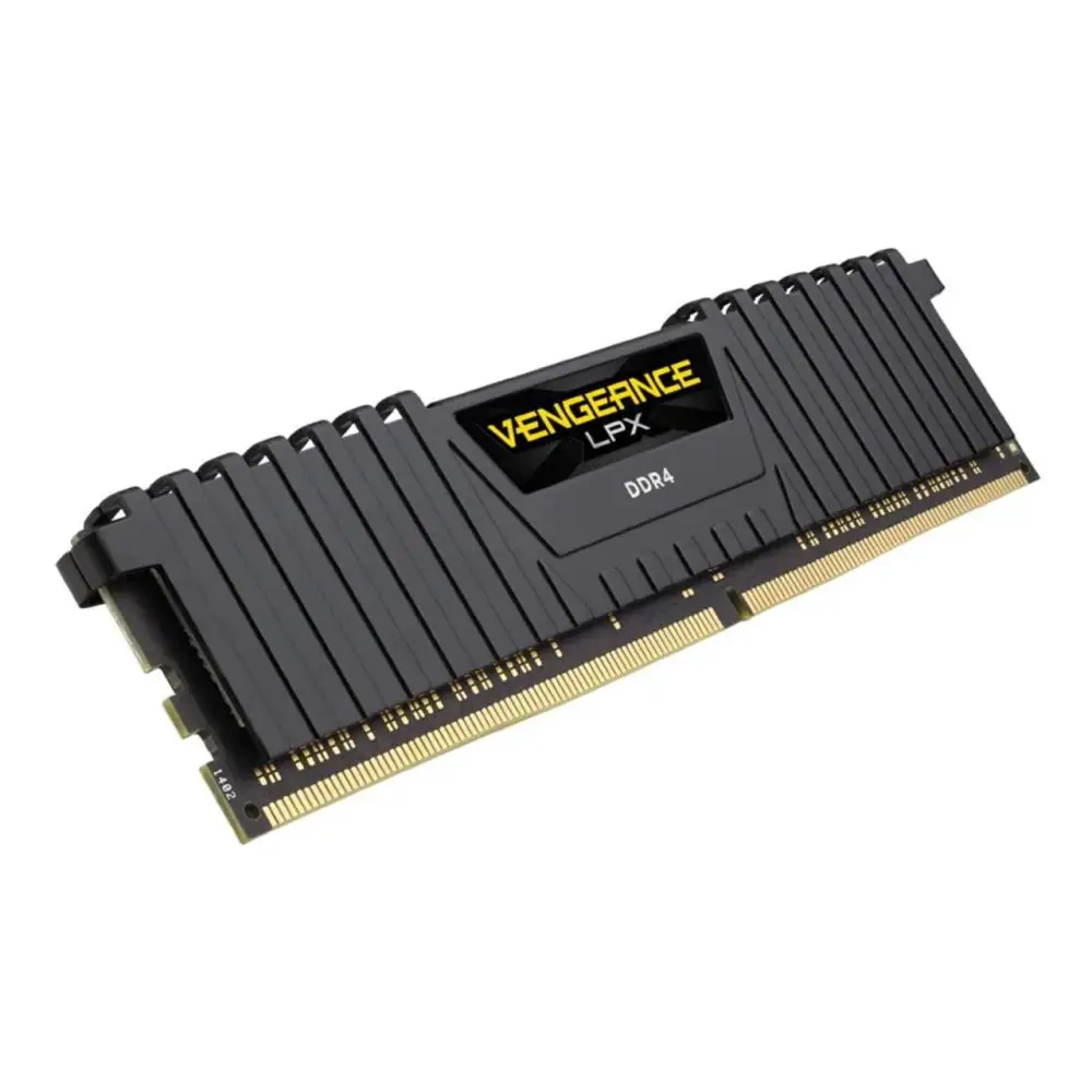Black Corsair Vengeance LPX 16GB DDR4 3600MHz C18 Memory Kit module