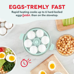 Dash Rapid Egg Cooker for Perfect Eggs in sleek design for effortless egg cooking