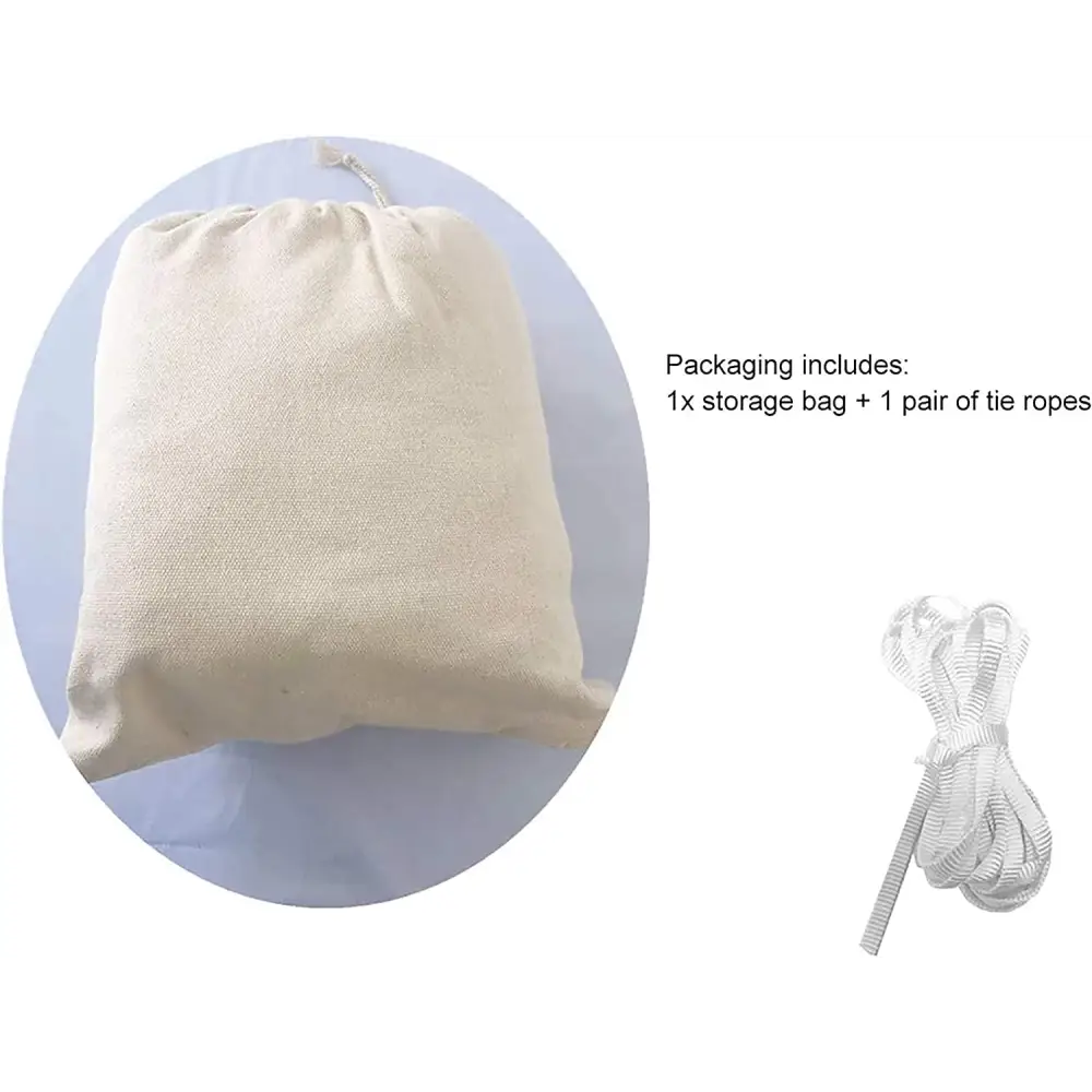 Storage bag and tie ropes for Boho Macrame Hammock outdoor relaxation set