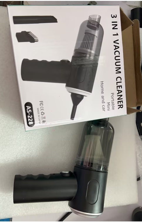 DustZap – High-Power Wireless Mini Vacuum