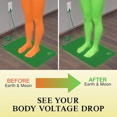Earthing mat with power cord from Earth and Moon Grounding Mat Travel-Size product