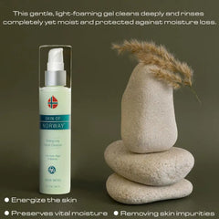 Gentle Gel Cleanser for Balanced Skin bottle on a clean, bright background