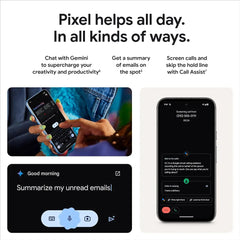 Google Pixel 8a Obsidian with 64MP Camera showcasing advanced phone features