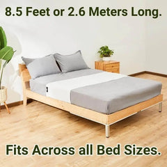 Gray GroundingWell Bed Sheet Set for Sleep and Inflammation Relief displayed elegantly