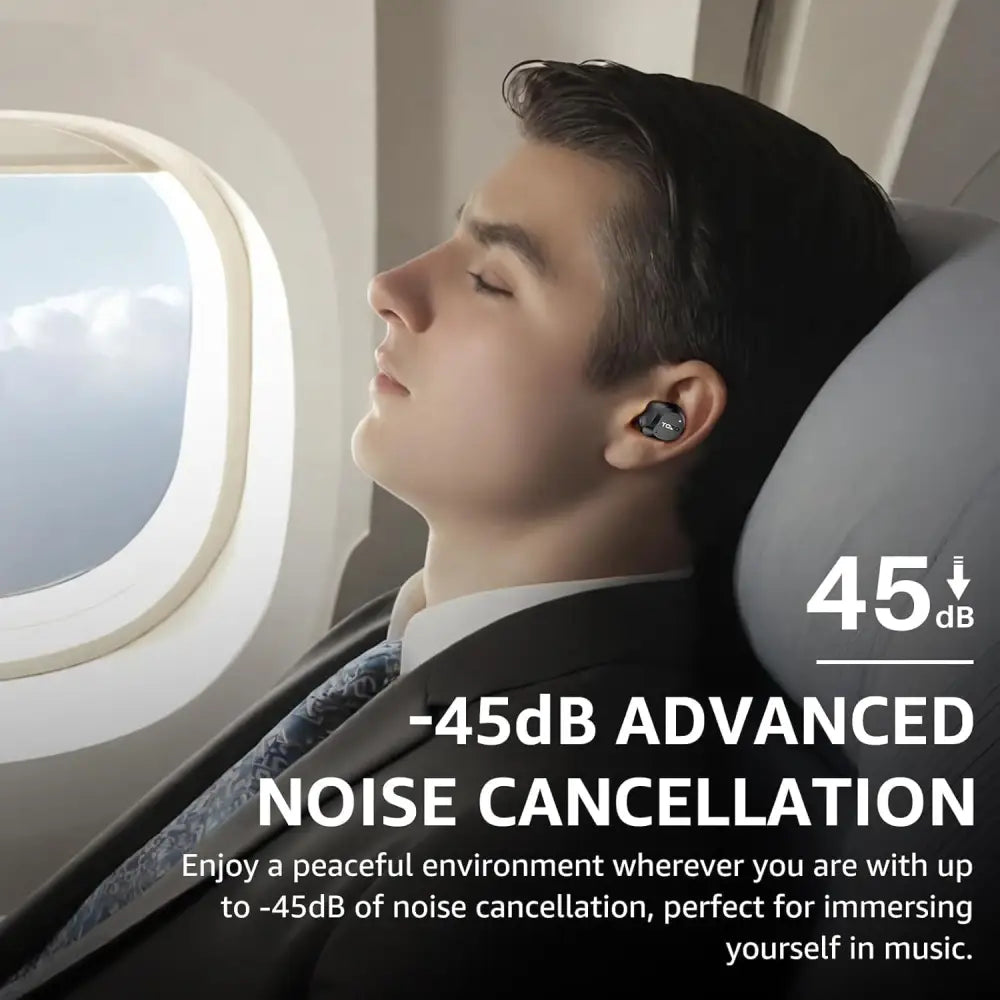 Hybrid Active Noise Cancelling Earbuds 59H Playtime with advanced noise-canceling technology