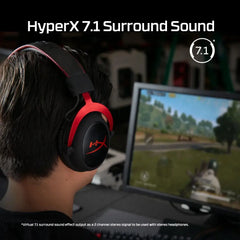 HyperX Cloud II Gaming Headset with Noise-Cancelling Mic for immersive gaming experience