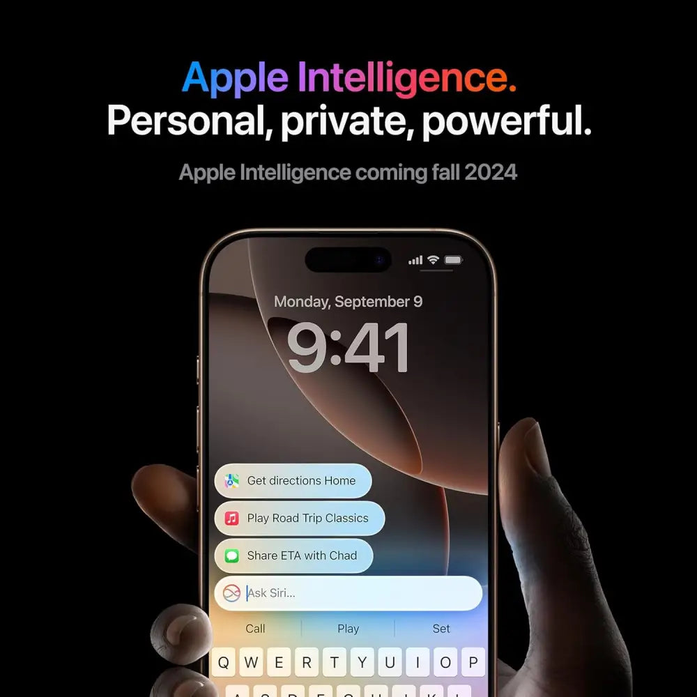 Apple Intelligence featured on iPhone 16 Pro Max 256GB White Titanium A18 Pro Chip