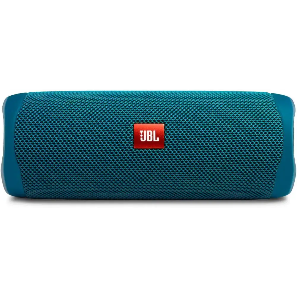 Teal JBL Flip 5 IPX7 Waterproof Speaker with Powerful Pro Sound displayed prominently