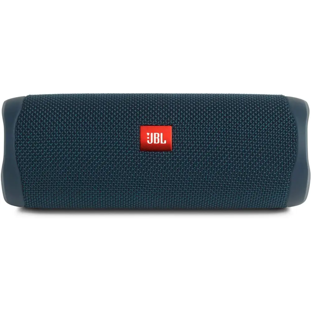 Blue cylindrical speaker for Teal JBL Flip 5 IPX7 Waterproof Powerful Pro Sound