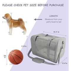 Luxury Airline Approved Pet Carrier Dimensions for Portable Travel Solutions