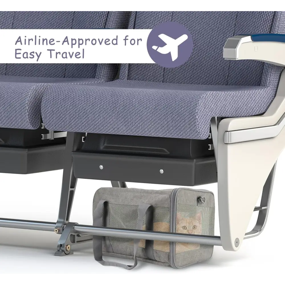 Luxury Airline Approved Pet Carrier for safe and stylish pet travel solutions
