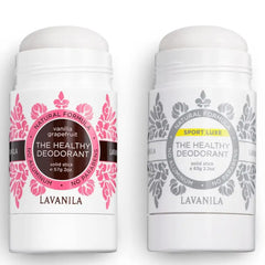Two sticks of Natural Aluminum Free Deodorant for Girls and Teens displayed together