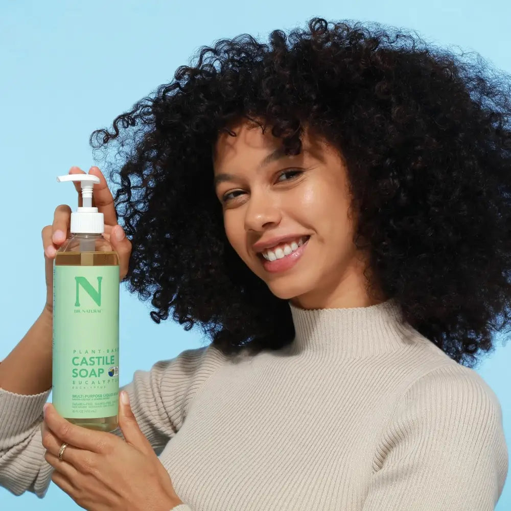 Dr. Natural Castile Liquid Soap bottle for all-over body cleansing solution