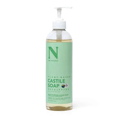 Bottle of Dr. Natural Castile Liquid Soap for all-over body cleansing, plant-based formula