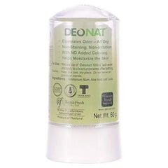 Deonat Natural Mineral Deodorant Stick with Aloe Vera for effective odor protection