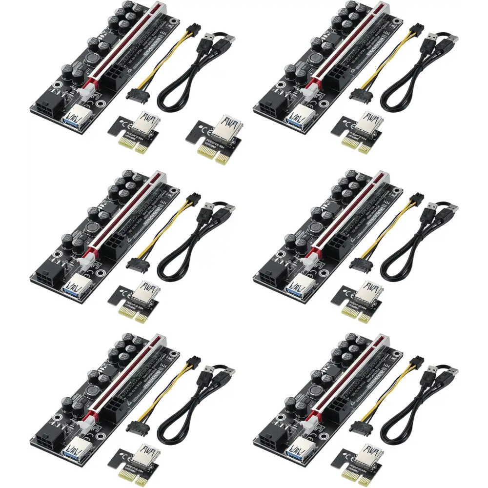 Multiple GPU riser kits for V009S-PLUS GPU Riser Card 16x PCIe Kits