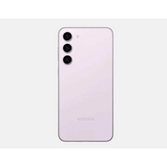 Lavender Samsung Galaxy S23 5G Dual 128GB smartphone with triple-lens camera