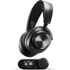 Black SteelSeries Arctis Nova Pro Wireless Gaming Headset with base station for Xbox