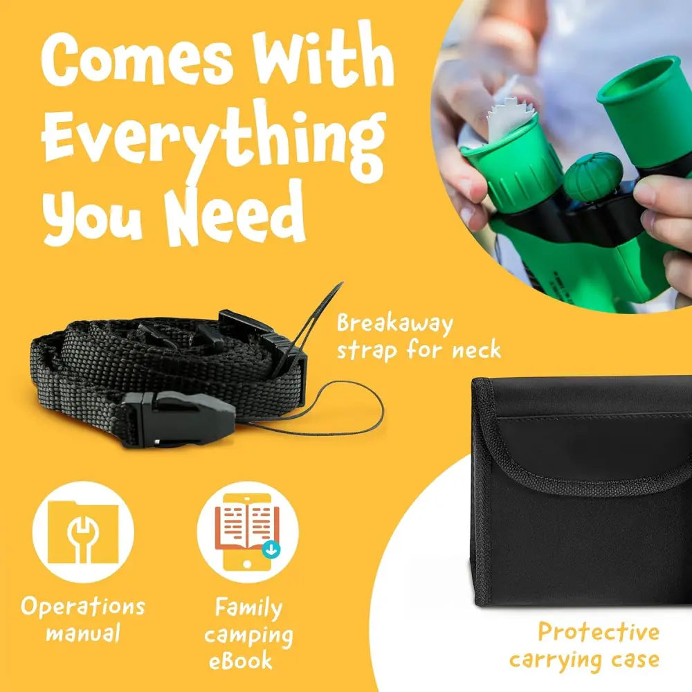 Binocular accessory kit for ThinkPeak Kids Binoculars Green Toy Binoculars