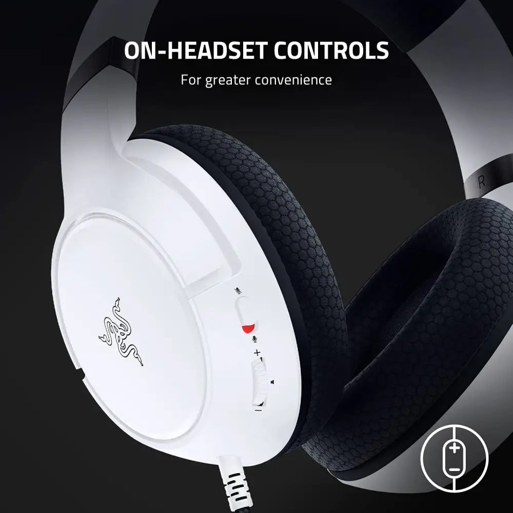 White Ultimate Wired Gaming Headset for Xbox with Precision Audio features