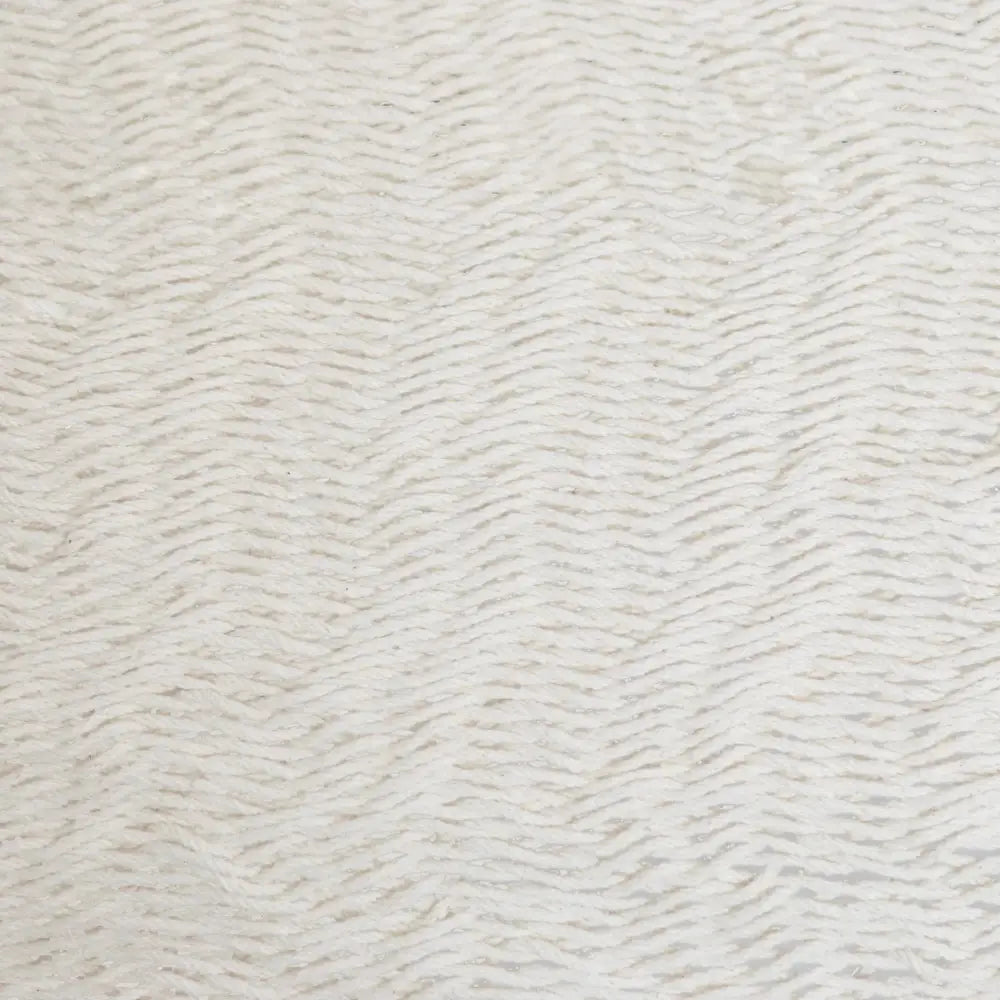 White textured fabric of Sunnydaze 2-Person Cotton Spreader Bar Hammock for indoor outdoor use
