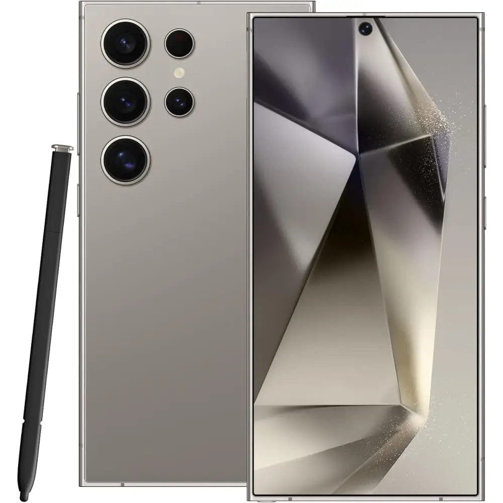 Gray smartphone with stylus, X24 Ultra 5G, featuring 108MP camera and 6800mAh battery