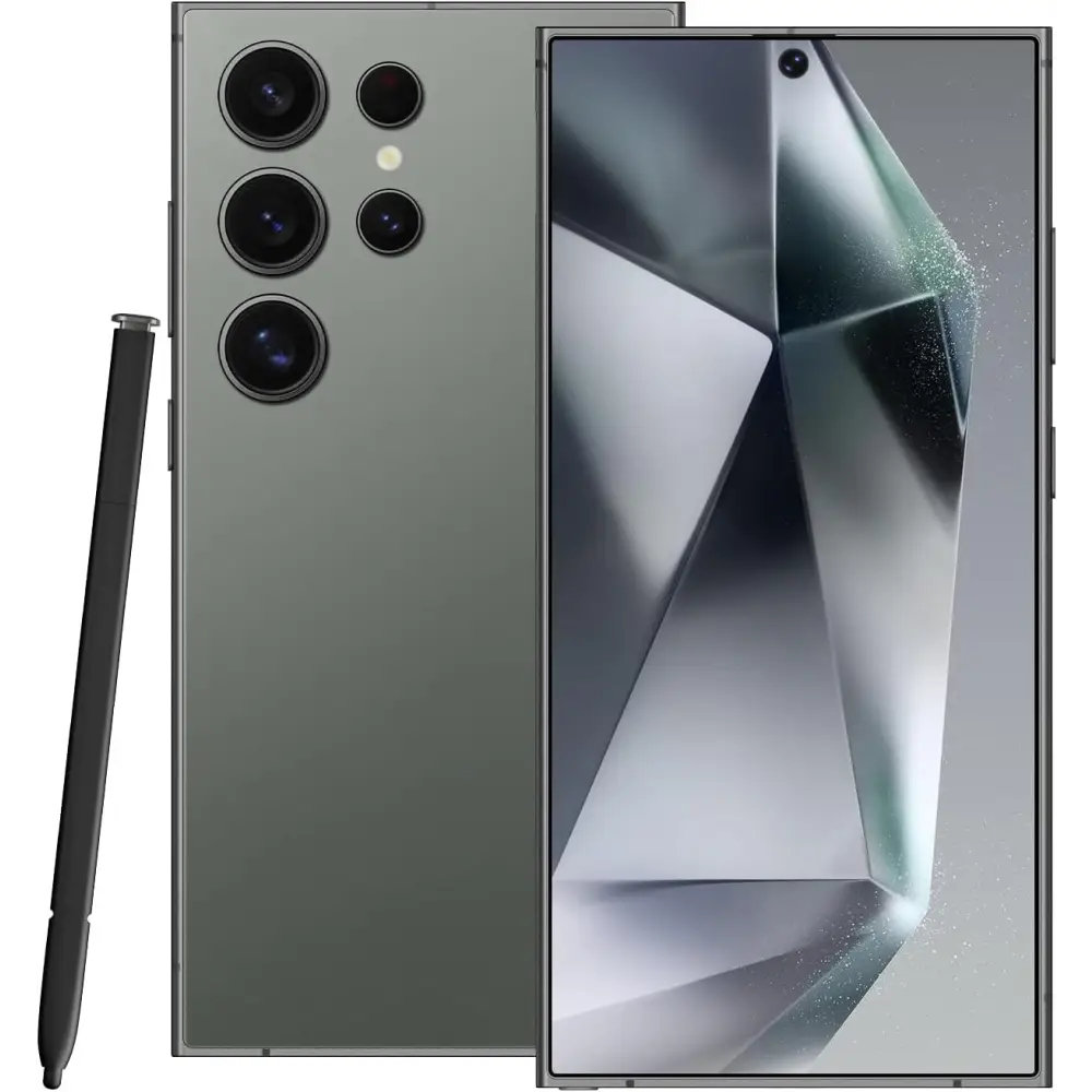 Gray smartphone with stylus from X24 Ultra 5G with 108MP camera and 6800mAh battery