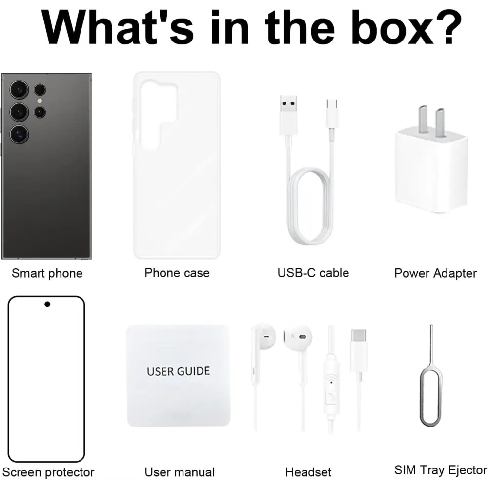 Smartphone accessories for X24 Ultra 5G with 108MP camera and 6800mAh battery